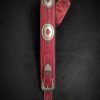 Correa para guitarra o bajo de cuero con conchos