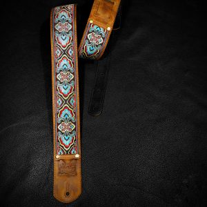 Correa para guitarra de cuero estilo vintage