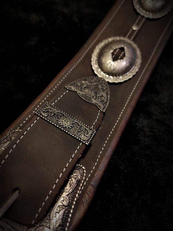 Correa para guitarra/bajo Conchos chocolate - Imagen 3