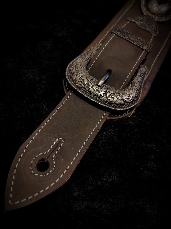 Correa para guitarra/bajo Conchos chocolate - Imagen 2