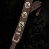 Correa para guitarra o bajo de cuero con conchos