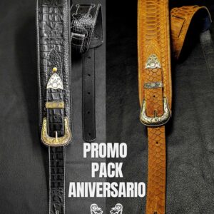 Correas de cuero para guitarra o bajo con hebilla